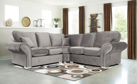 Oakana Luxury Plush Velvet 2c2 Corner Sofa