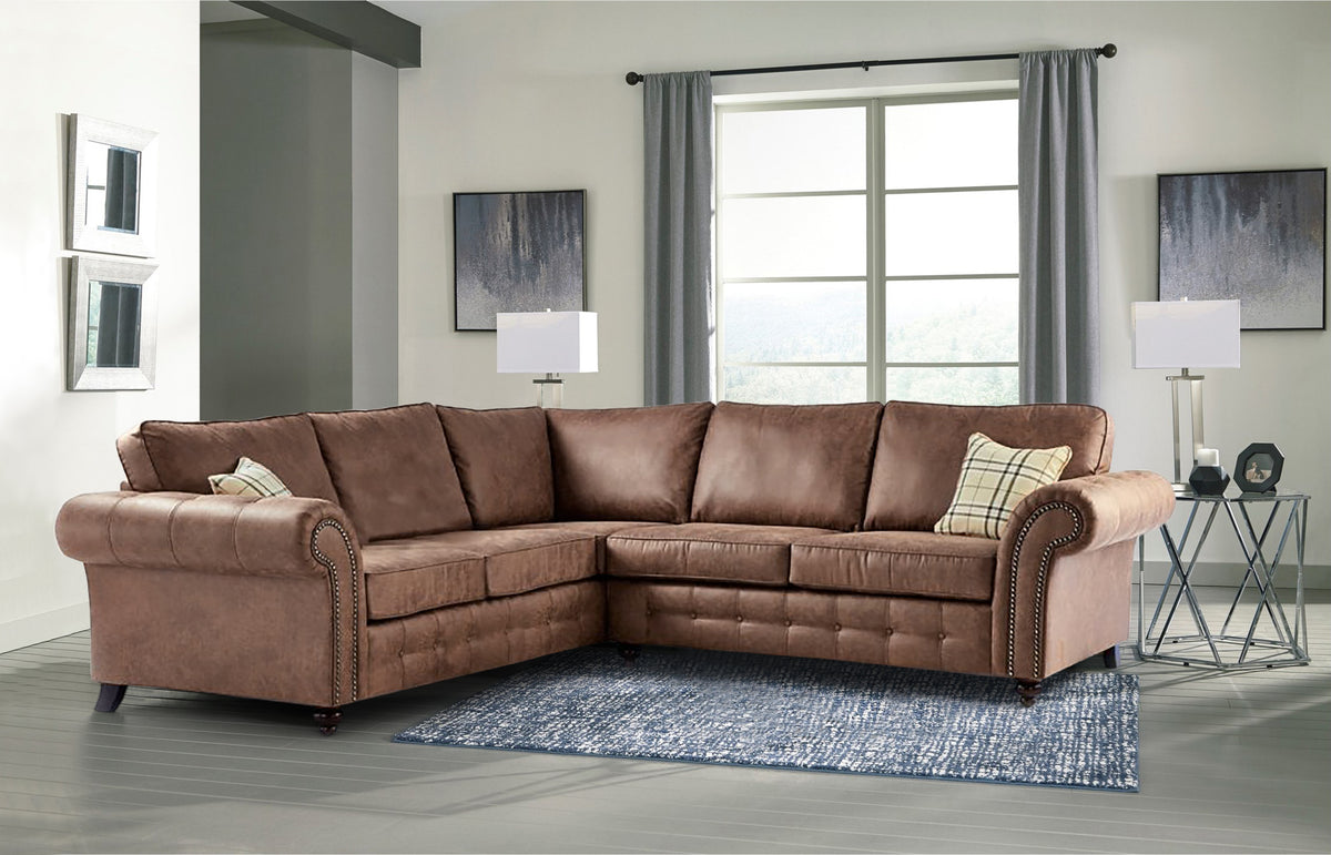 Oakana Luxury Leather 2c2 Corner Sofa