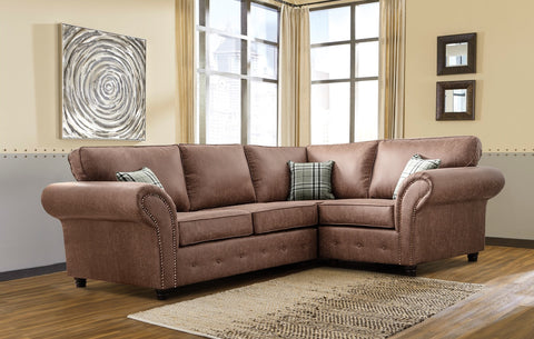 Oakana Luxury Leather RHF Corner Sofa