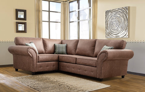 Oakana Luxury Leather LHF Corner Sofa