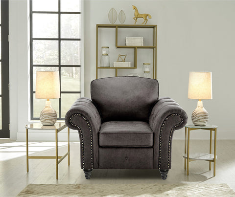 Oakana Luxury Leather Armchair Sofa