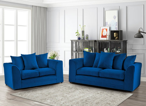 Mirana Modern Plush Velvet 3 Plus 2 Sofa Set