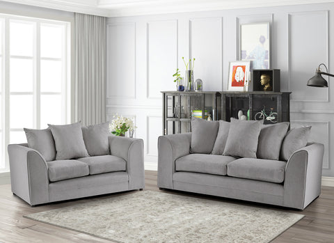 Mirana Modern Plush Velvet 3 Plus 2 Sofa Set