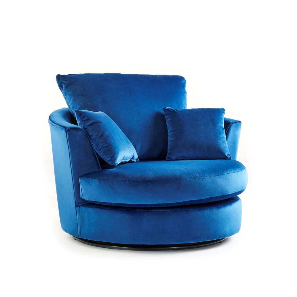 Mirana Modern Plush Velvet Swivel Chair