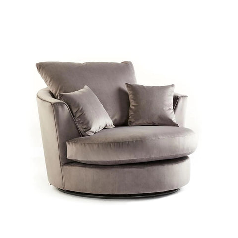 Mirana Modern Plush Velvet Swivel Chair