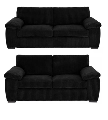 Amara Modern Jumbo Cord 3+2 Seater Sofa Set