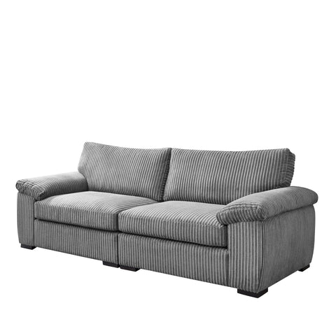 Amara Modern Jumbo Cord 4 Seater Sofa