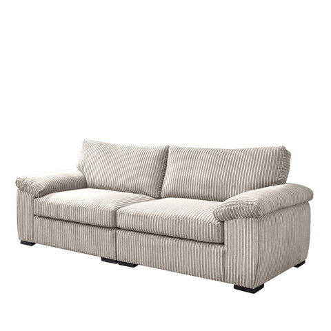 Amara Modern Jumbo Cord 4 Seater Sofa