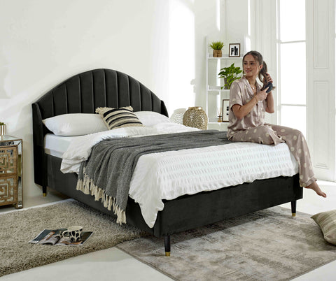 Elysium Plush Velvet Bed Frame