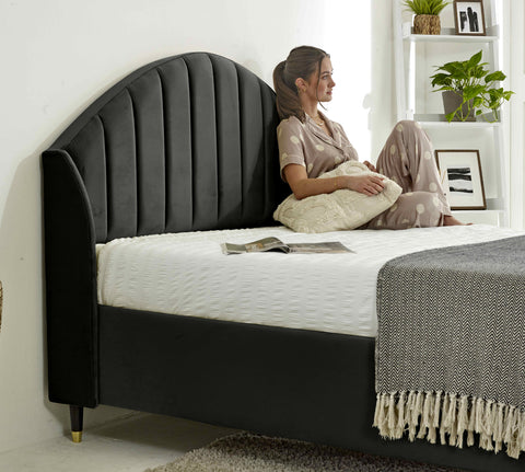 Elysium Plush Velvet Bed Frame