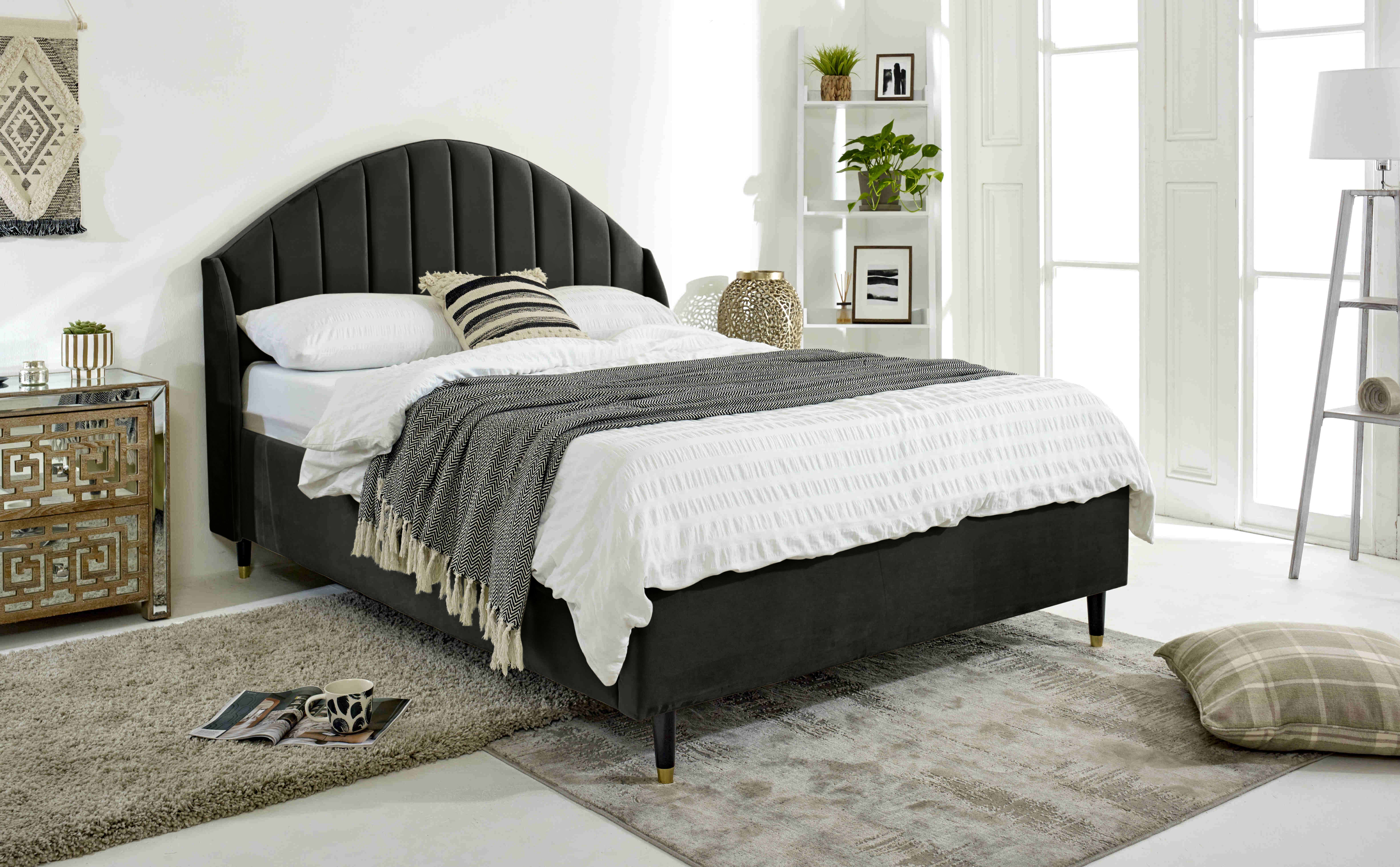 Elysium Plush Velvet Bed Frame
