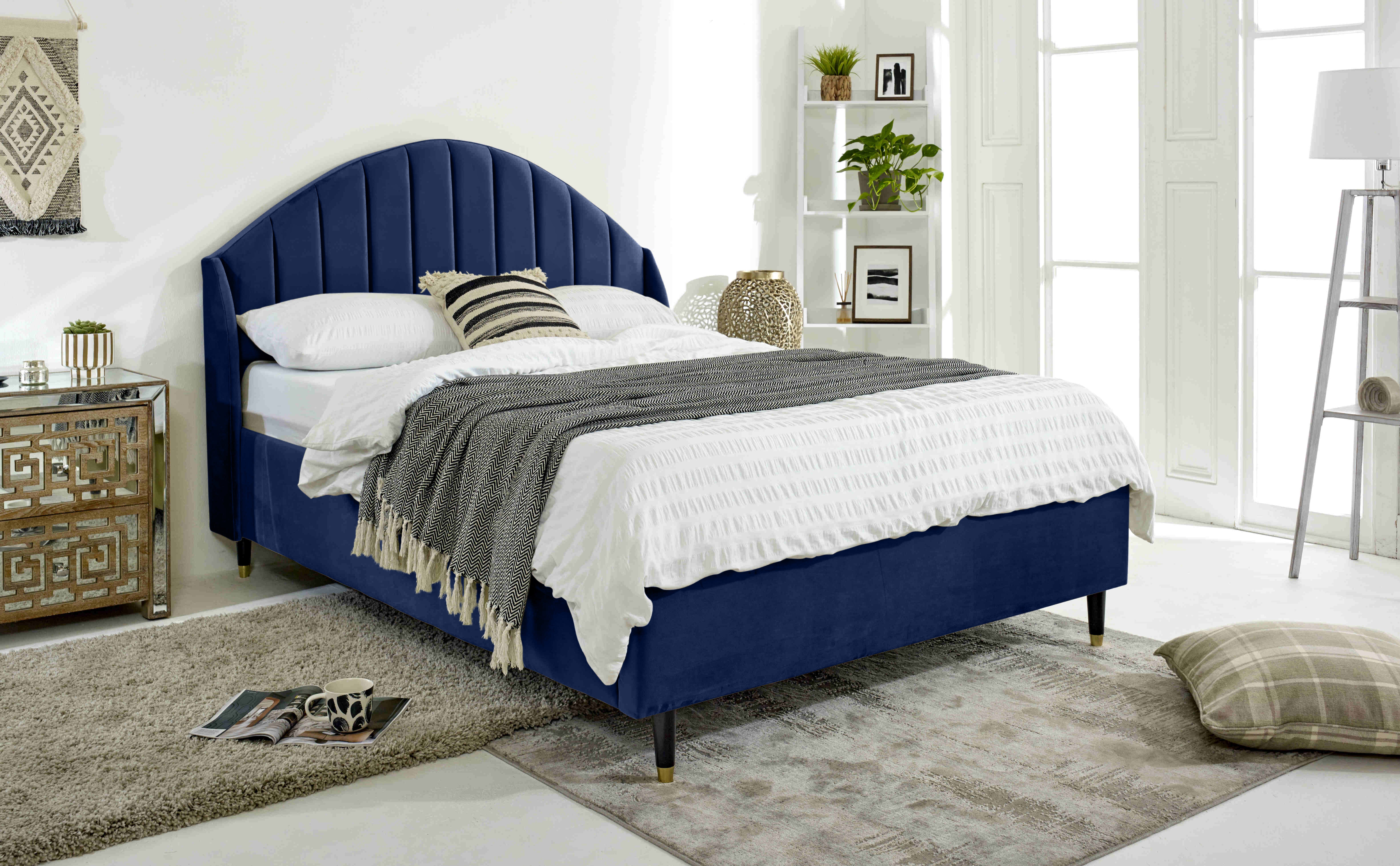 Elysium Plush Velvet Bed Frame
