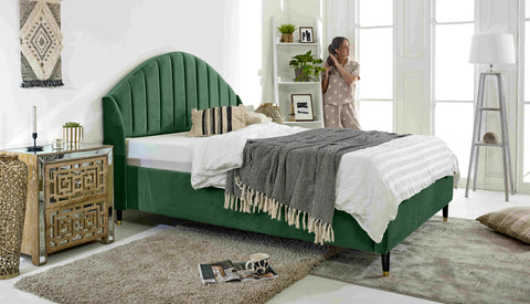 Elysium Plush Velvet Bed Frame
