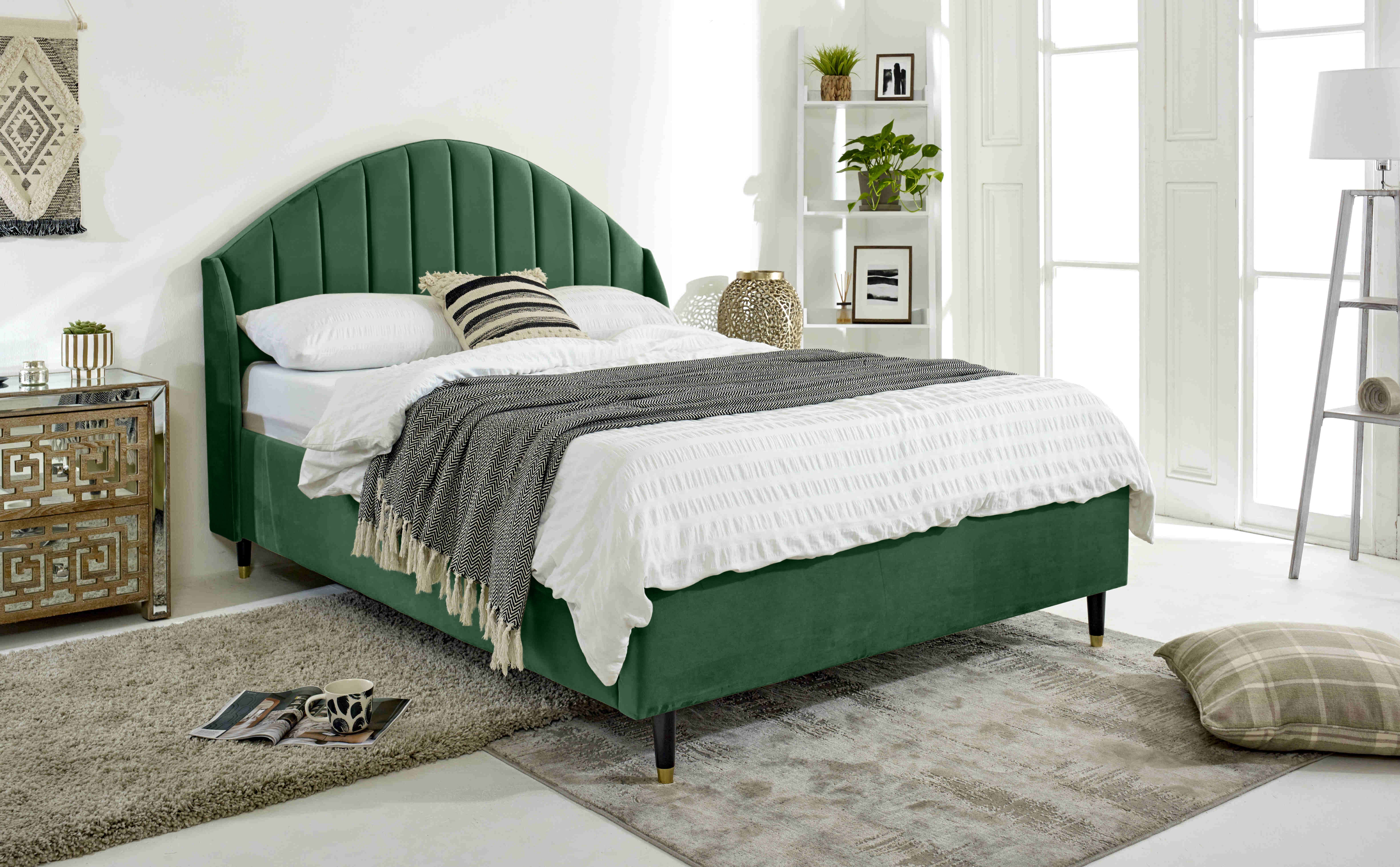 Elysium Plush Velvet Bed Frame