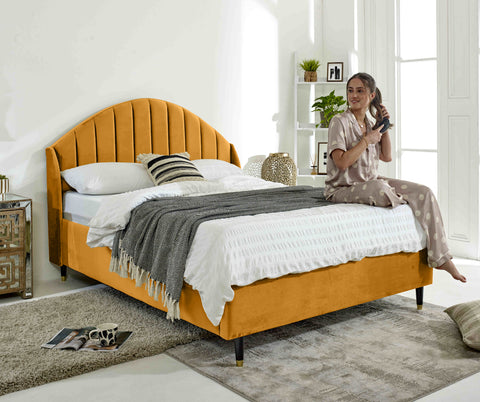 Elysium Plush Velvet Bed Frame