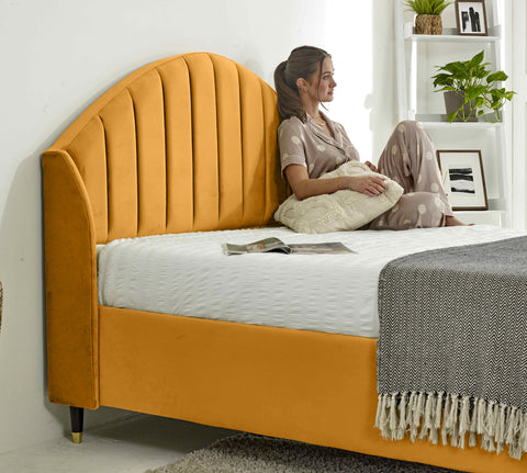 Elysium Plush Velvet Bed Frame