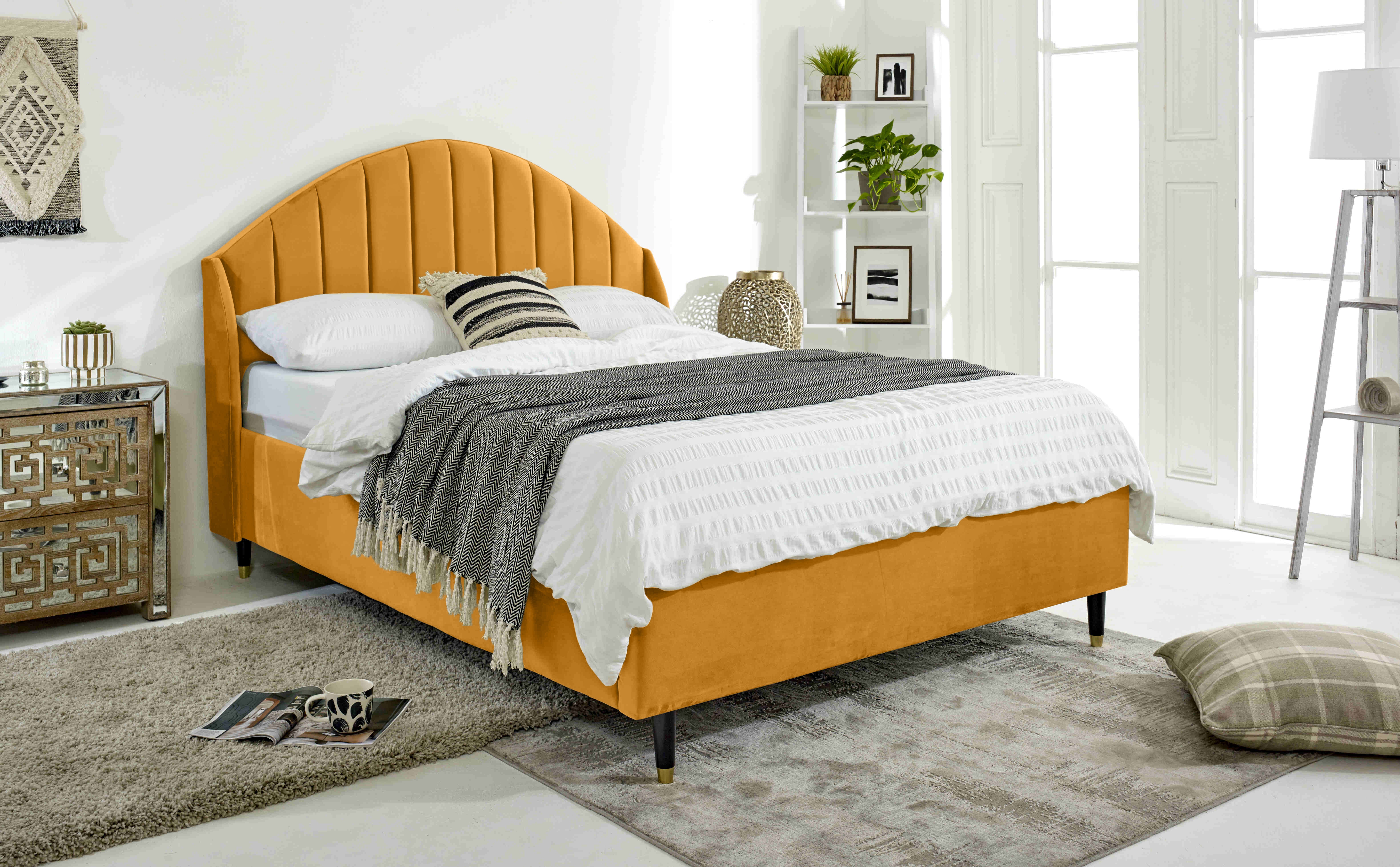 Elysium Plush Velvet Bed Frame