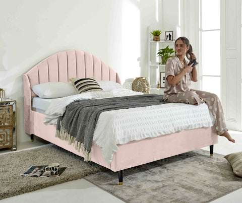 Elysium Plush Velvet Bed Frame