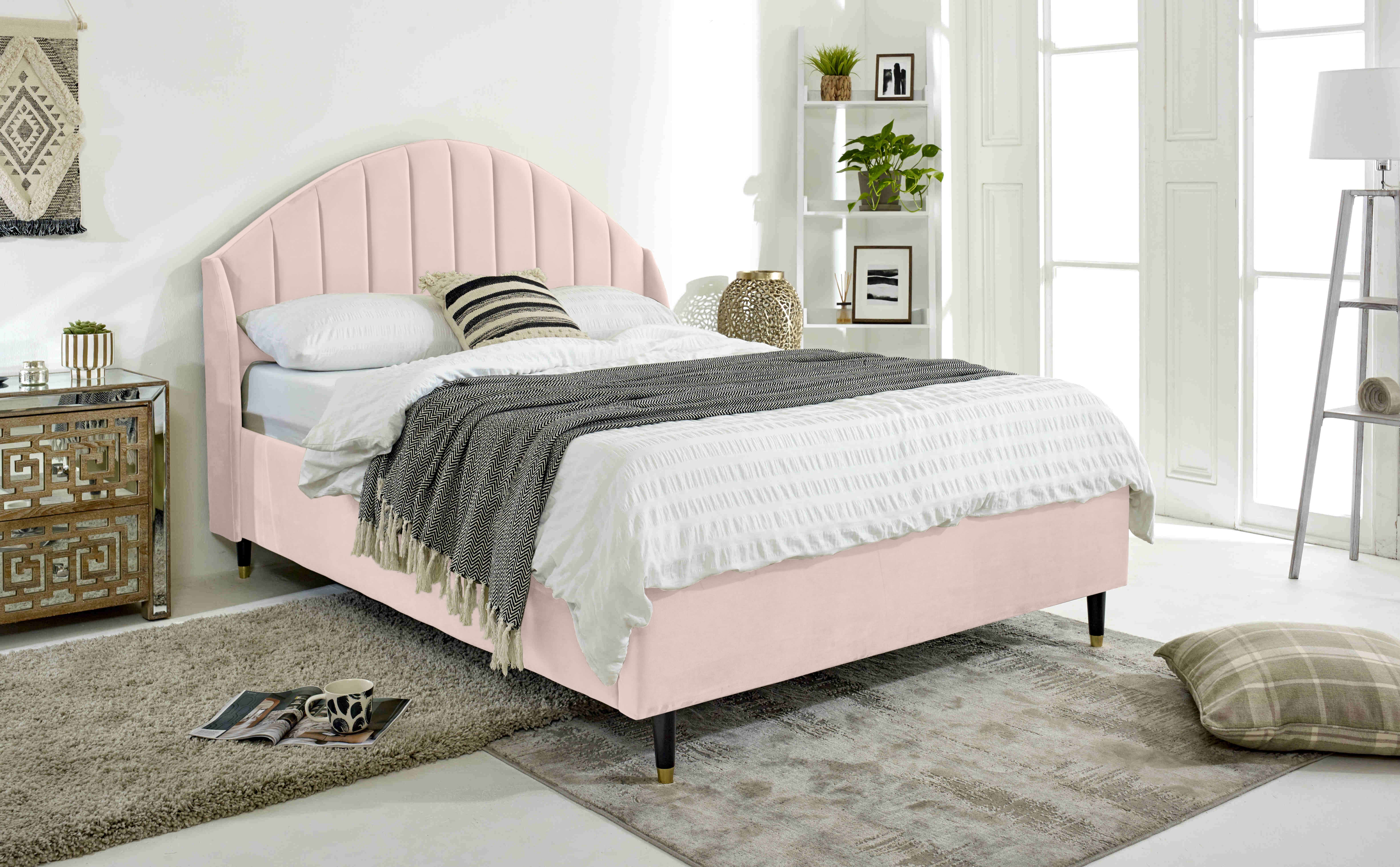 Elysium Plush Velvet Bed Frame