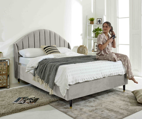 Elysium Plush Velvet Bed Frame