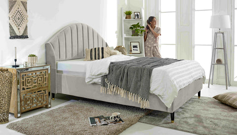 Elysium Plush Velvet Bed Frame