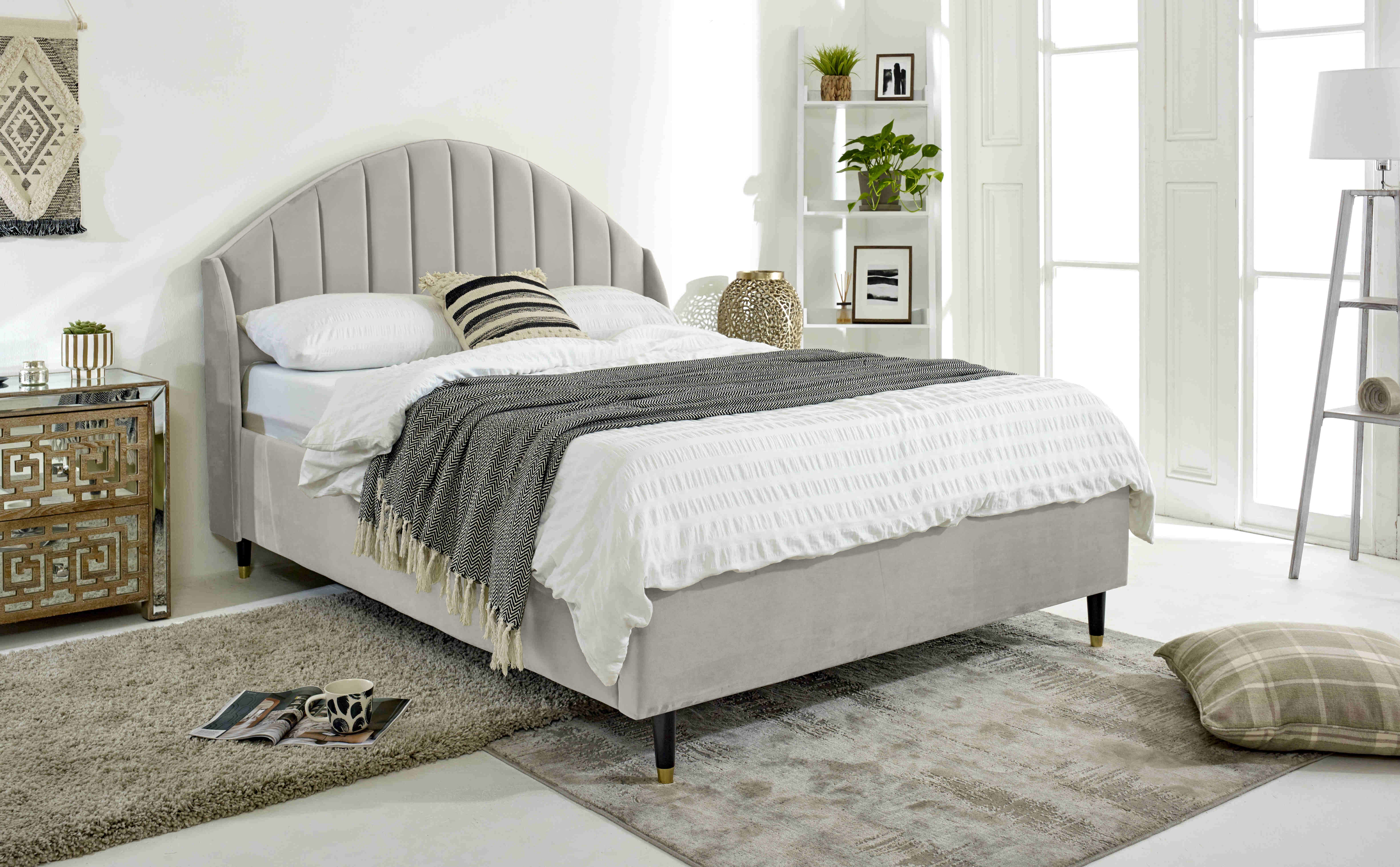 Elysium Plush Velvet Bed Frame