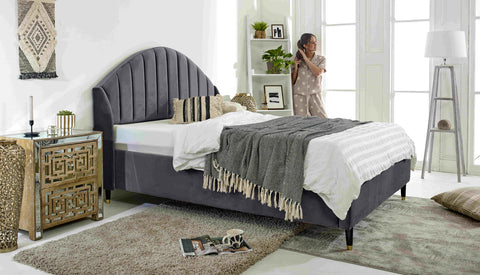 Elysium Plush Velvet Bed Frame
