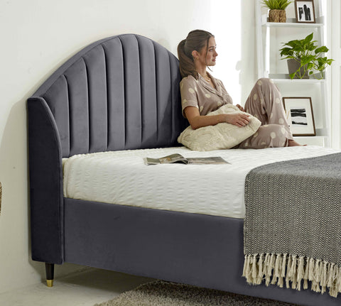 Elysium Plush Velvet Bed Frame