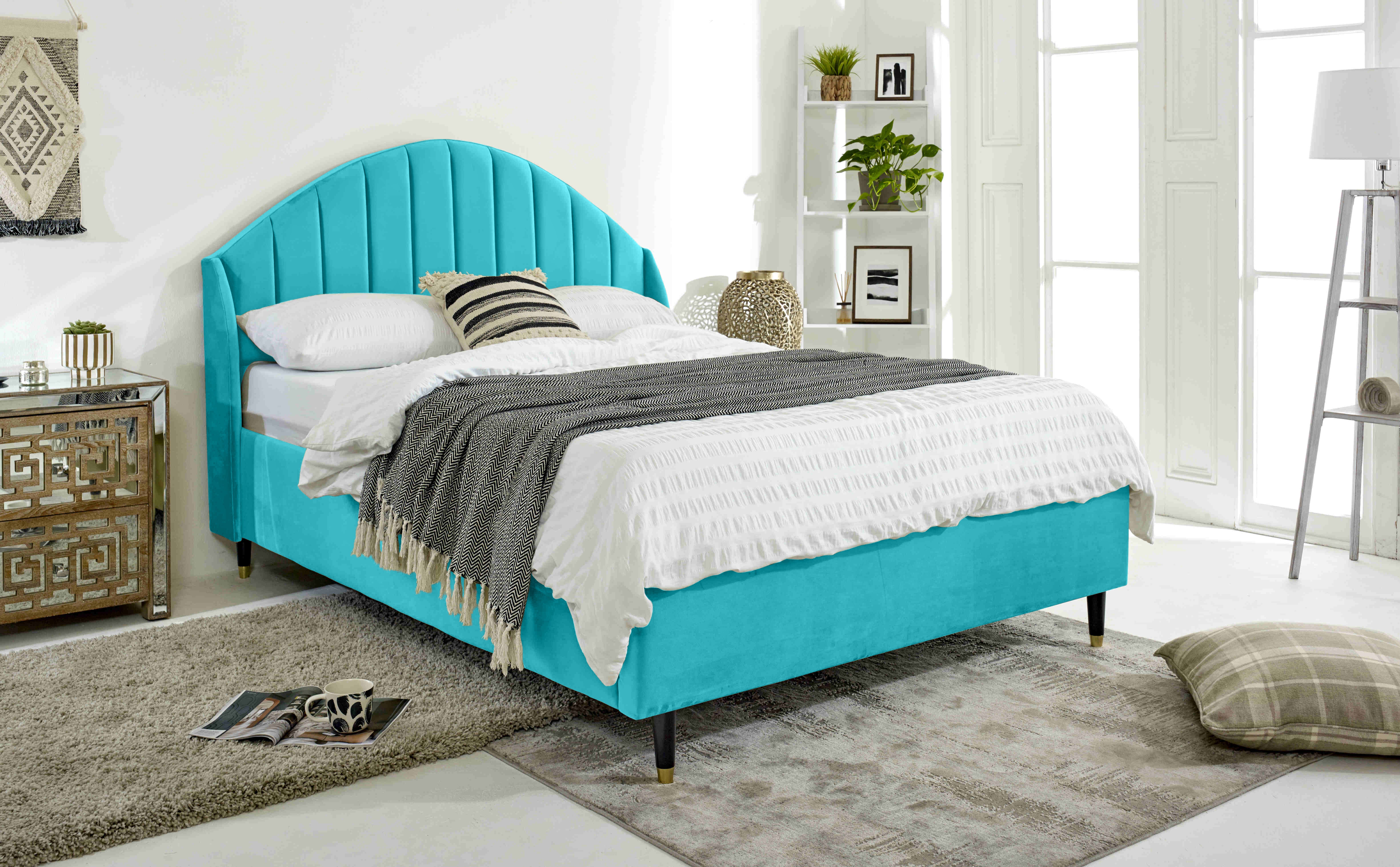 Elysium Plush Velvet Bed Frame