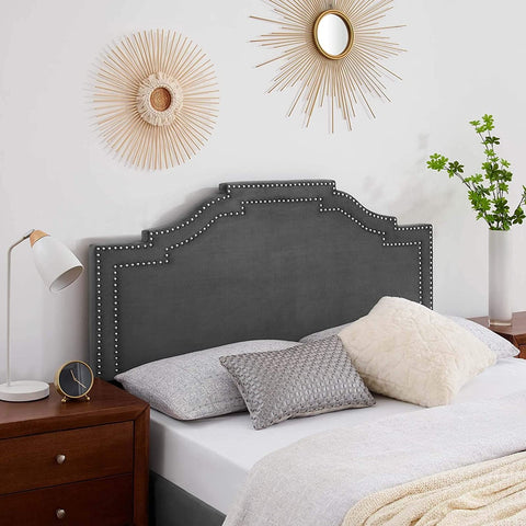 Enrico Plush 26 inch Strutted Headboard