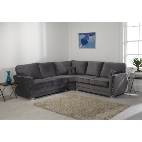 Elland Chenille Platinum Sofa 2c2