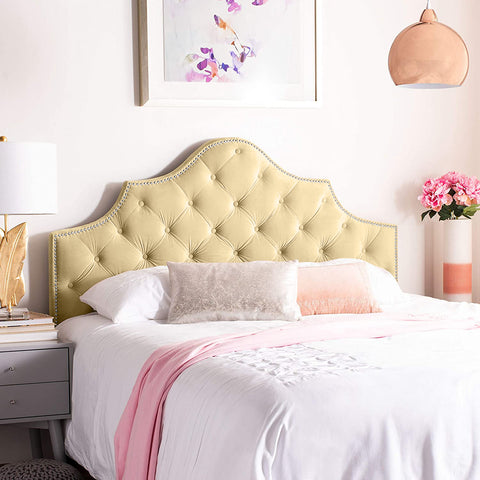 Gemia Plush 26 inch Strutted Headboard