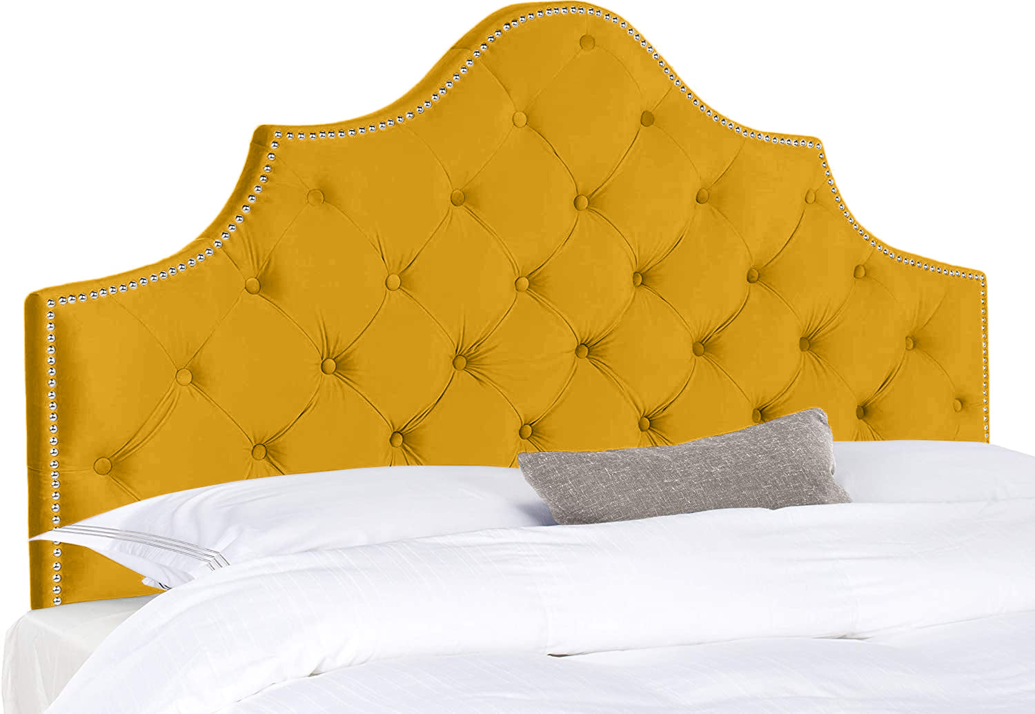 Gemia Plush 26 inch Strutted Headboard