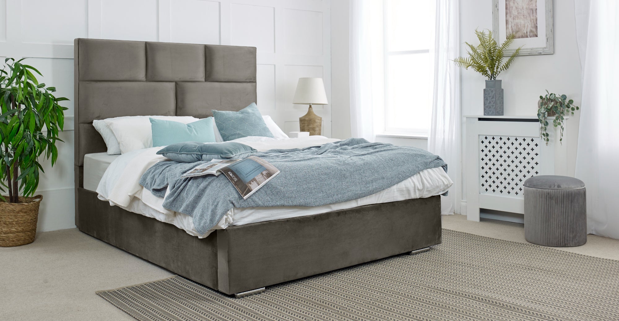 Hampton Plush Bed Frame
