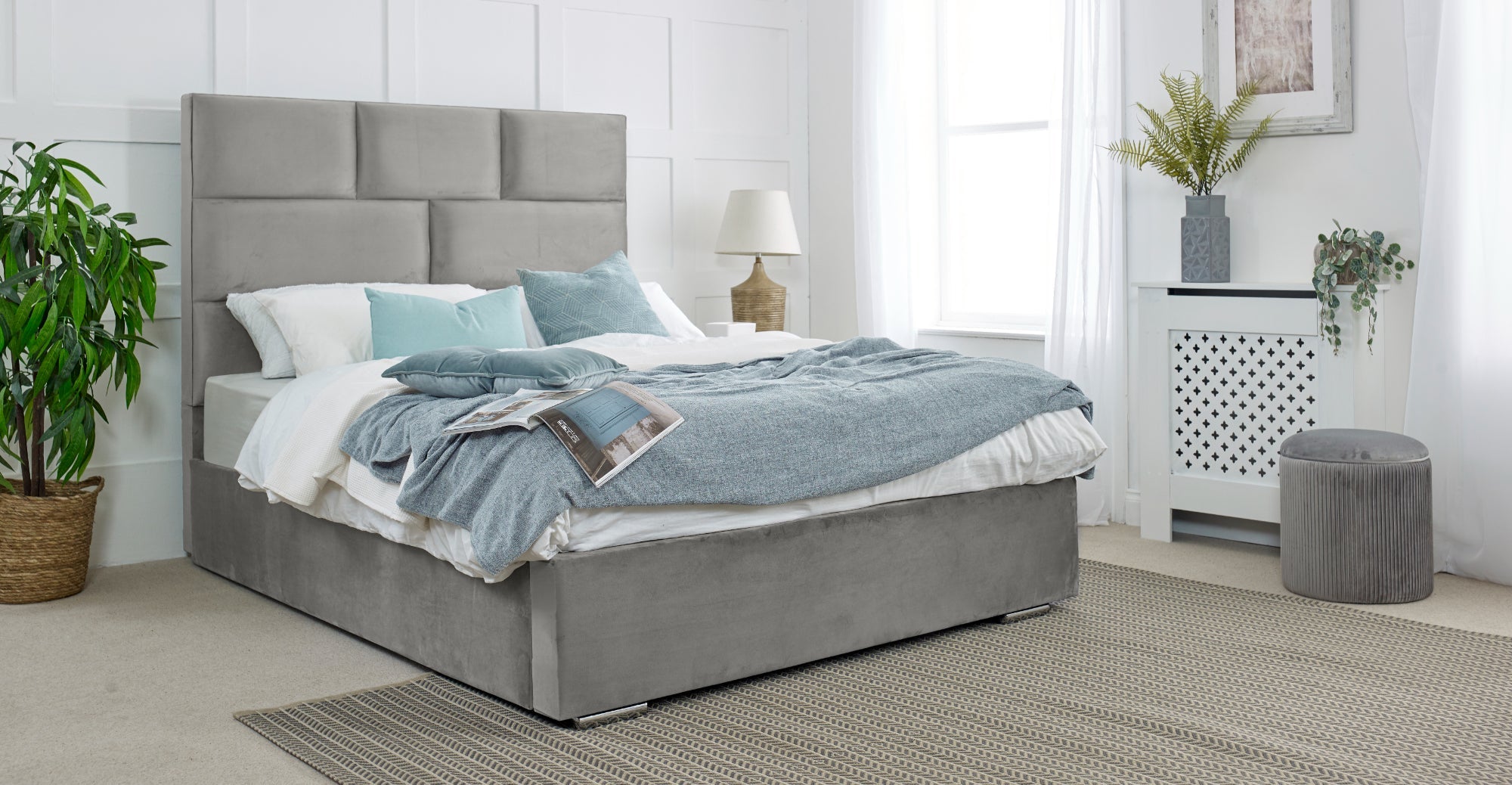 Hampton Plush Bed Frame