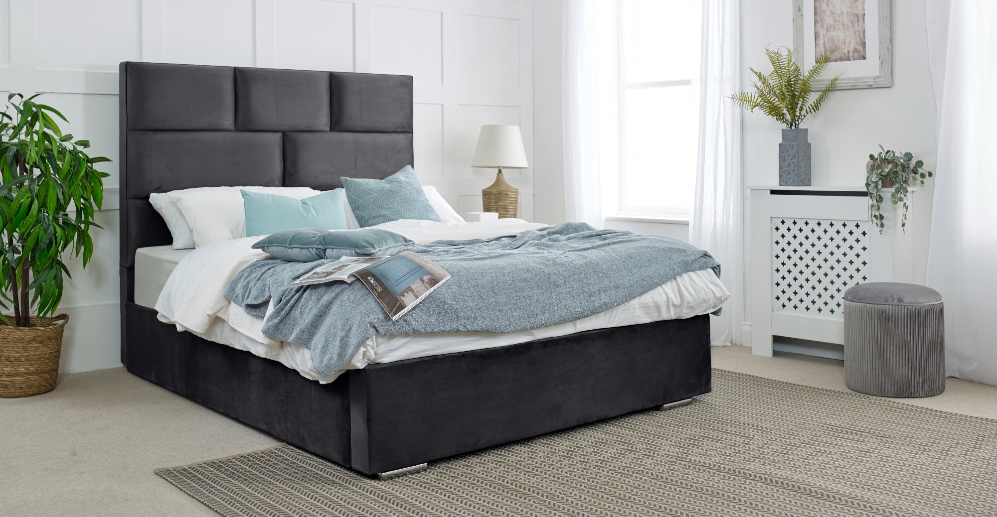 Hampton Plush Bed Frame