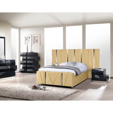 Harper Plush Velvet Luxury Bed Frame