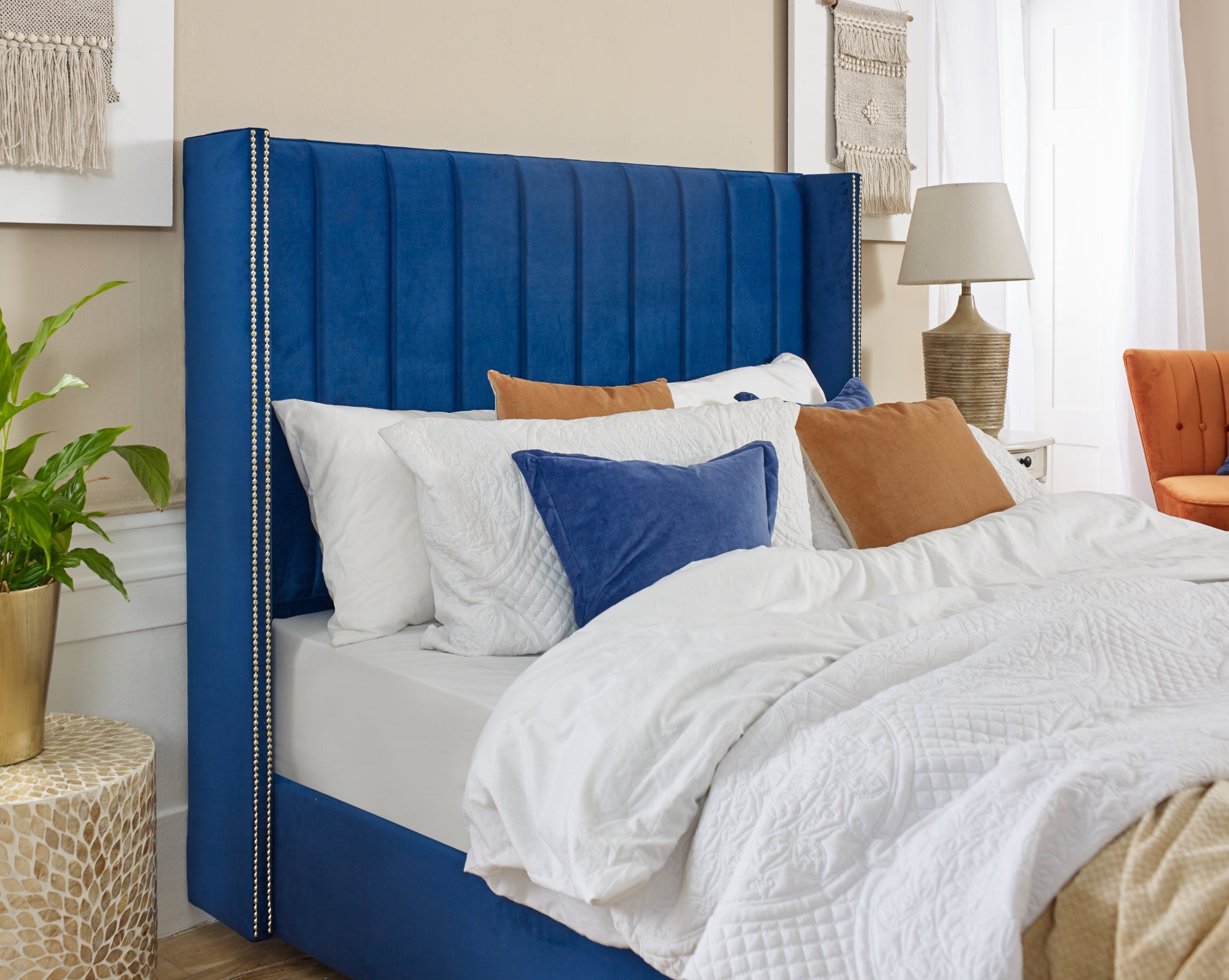 Hemmel Plush Bed Frame
