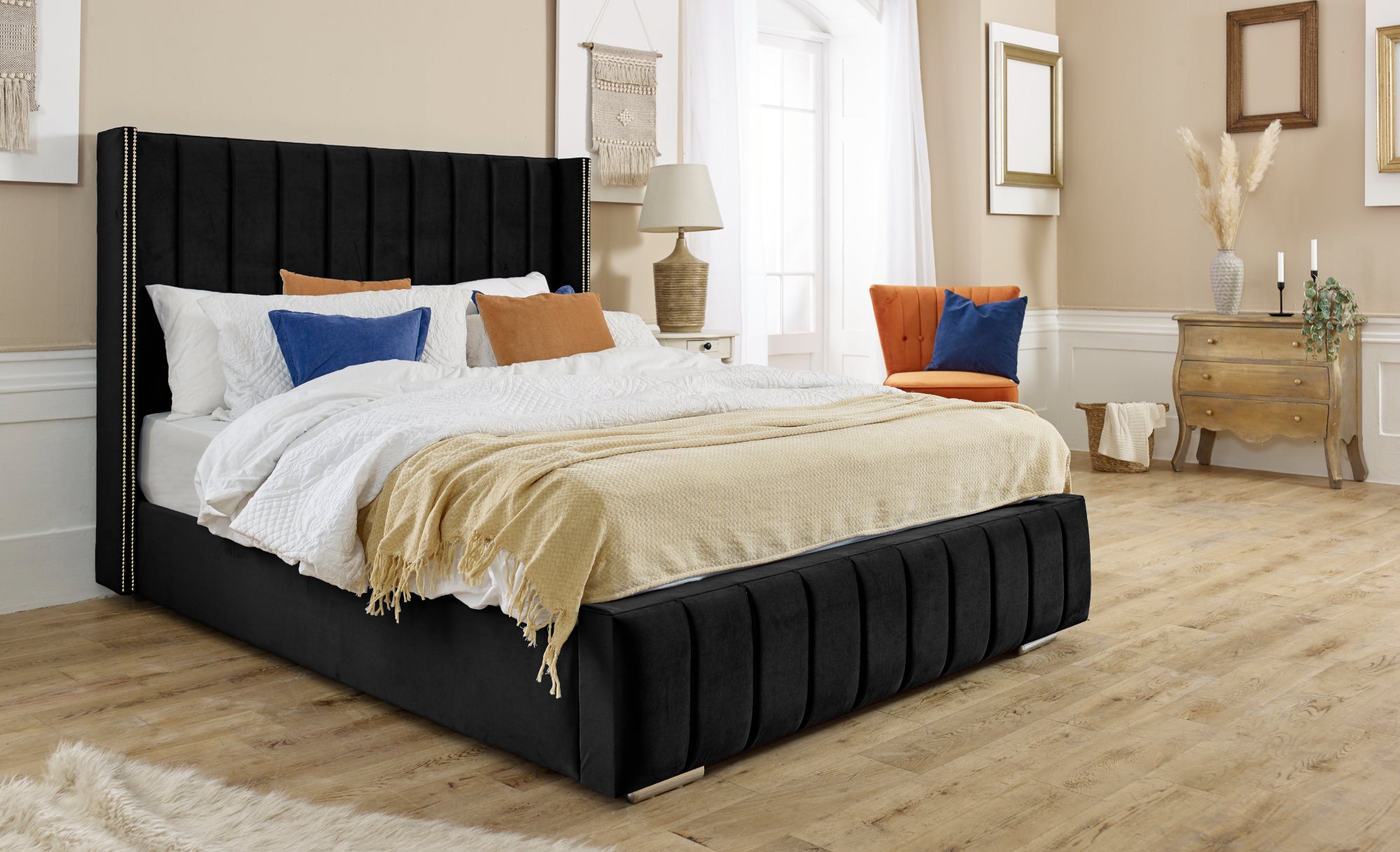 Hemmel Plush Bed Frame