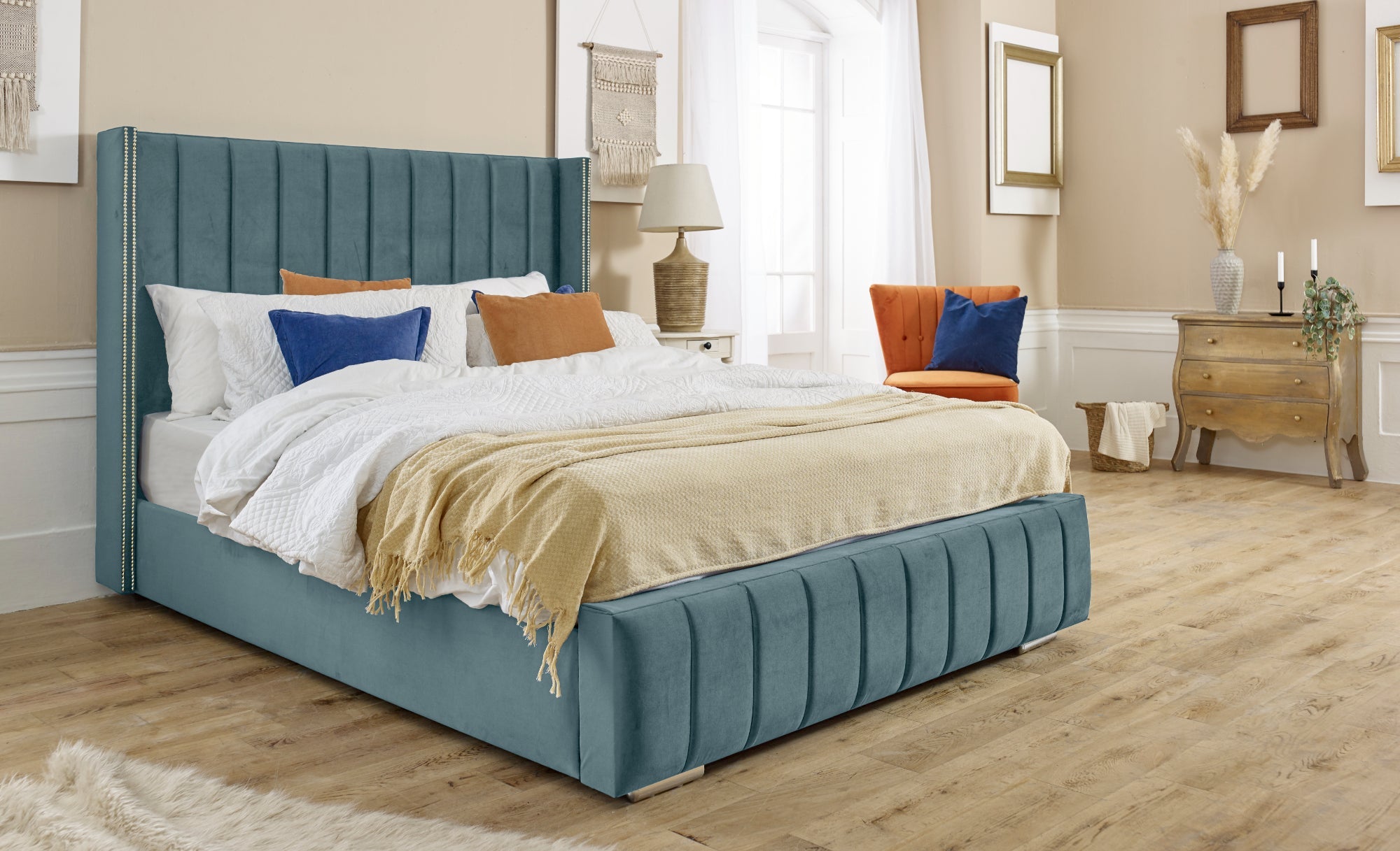 Hemmel Plush Bed Frame