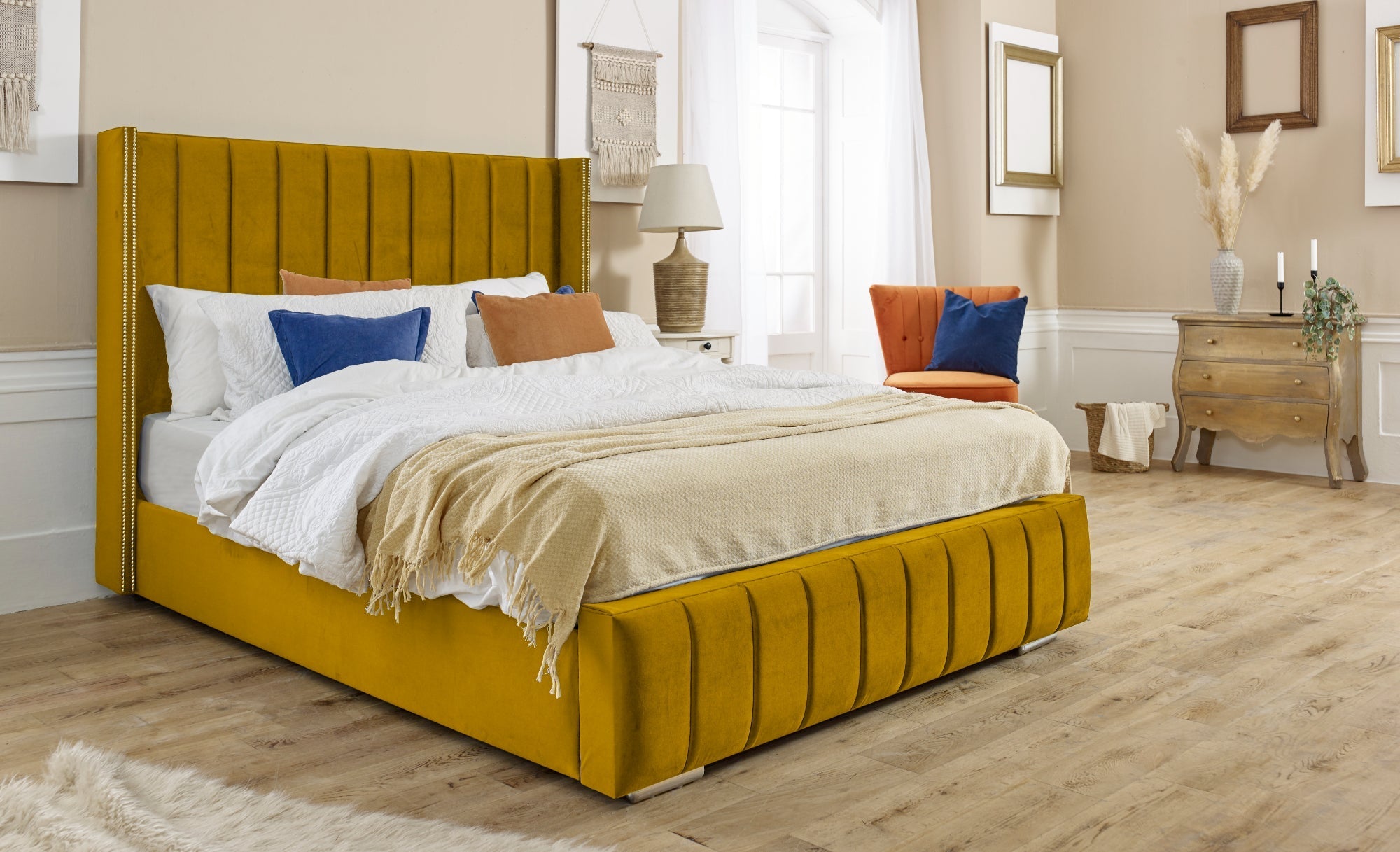 Hemmel Plush Bed Frame