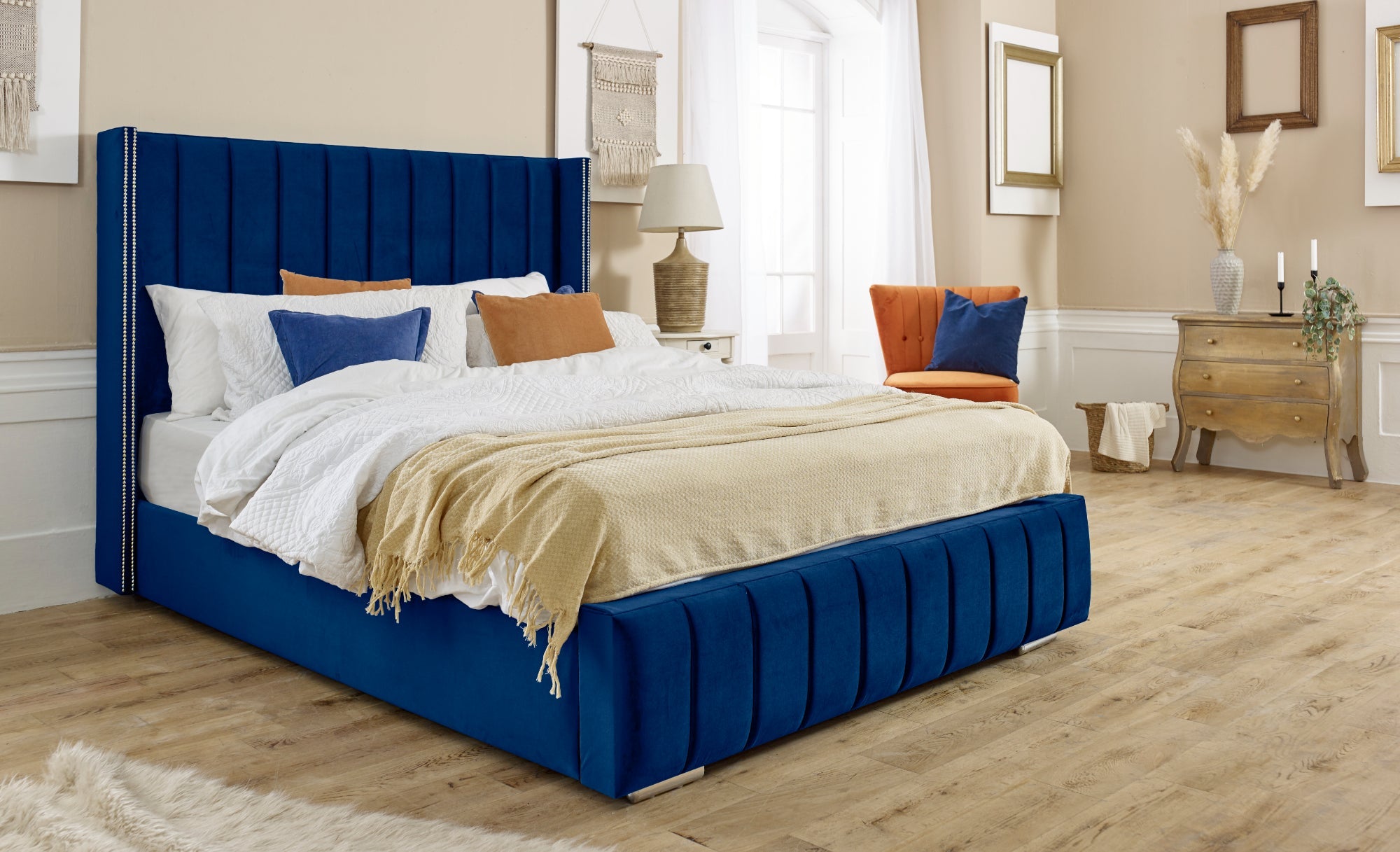 Hemmel Plush Bed Frame