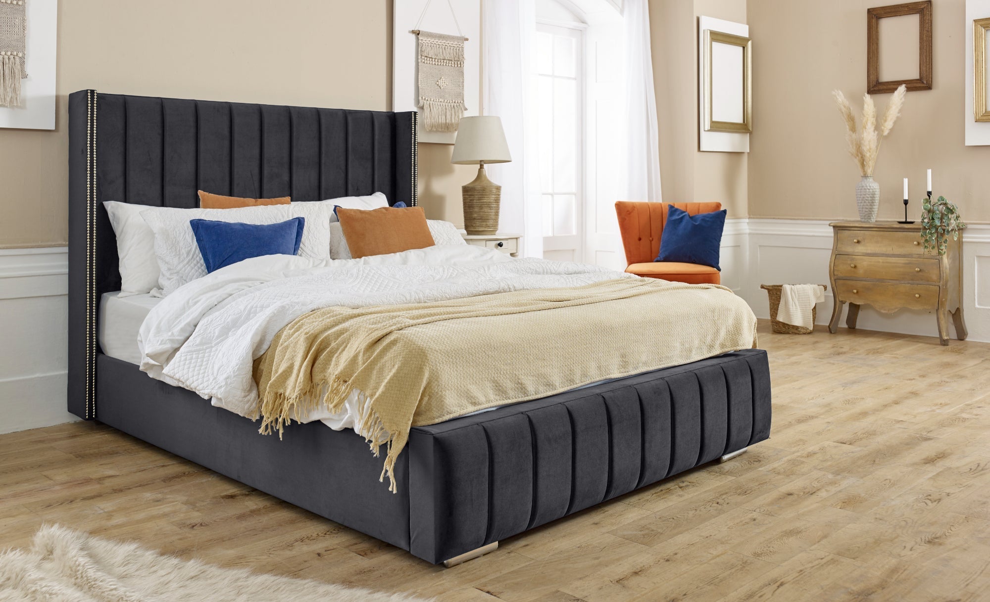 Hemmel Plush Bed Frame
