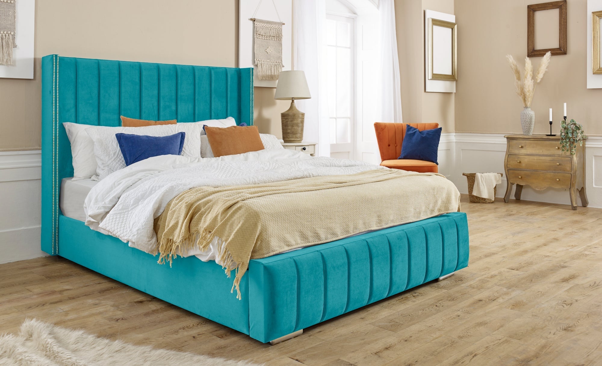 Hemmel Plush Bed Frame