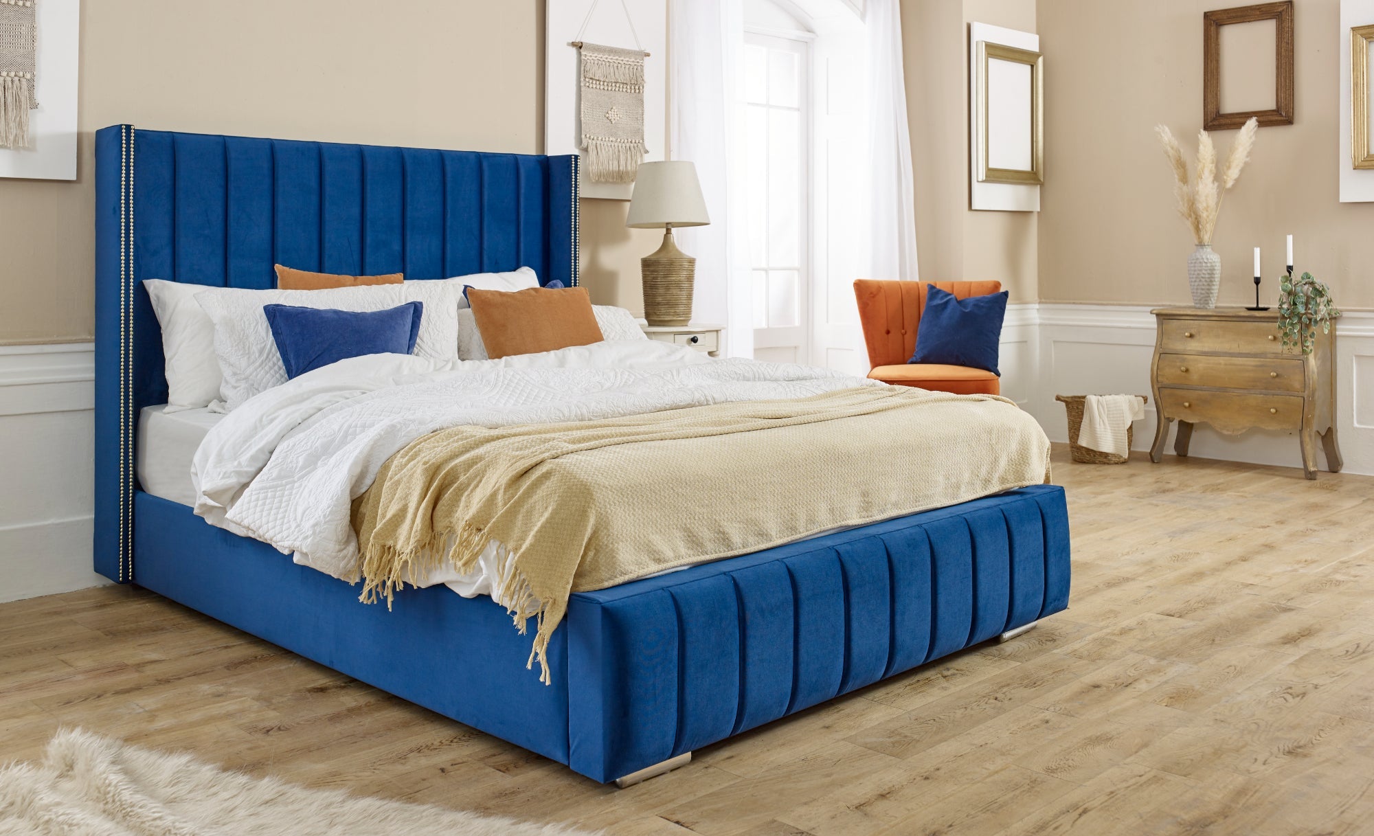 Hemmel Plush Bed Frame