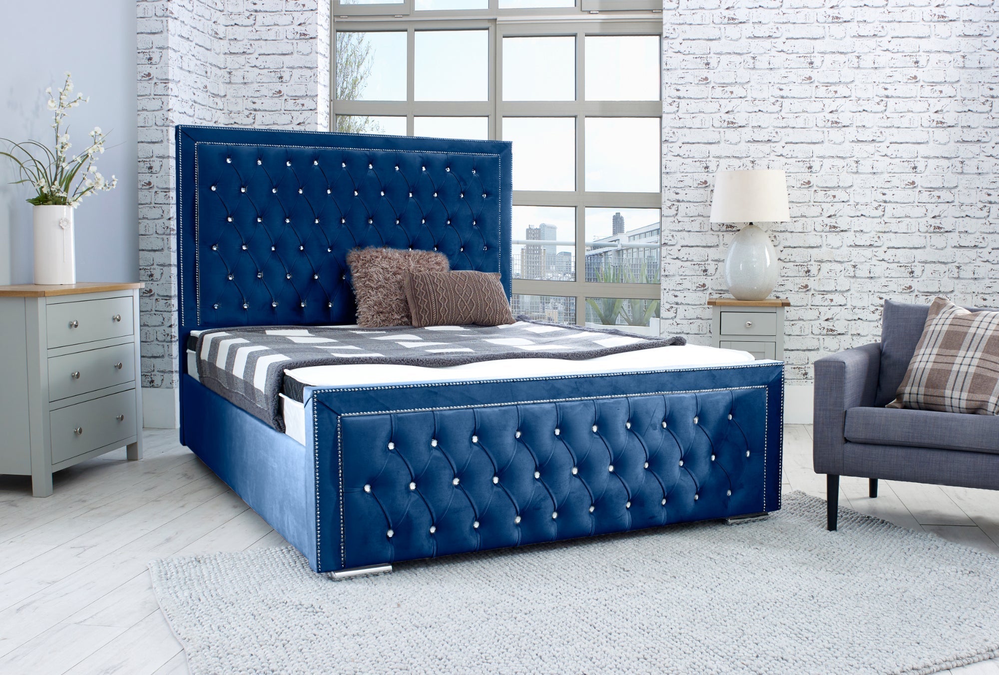 Hendrick Plush Bed Frame