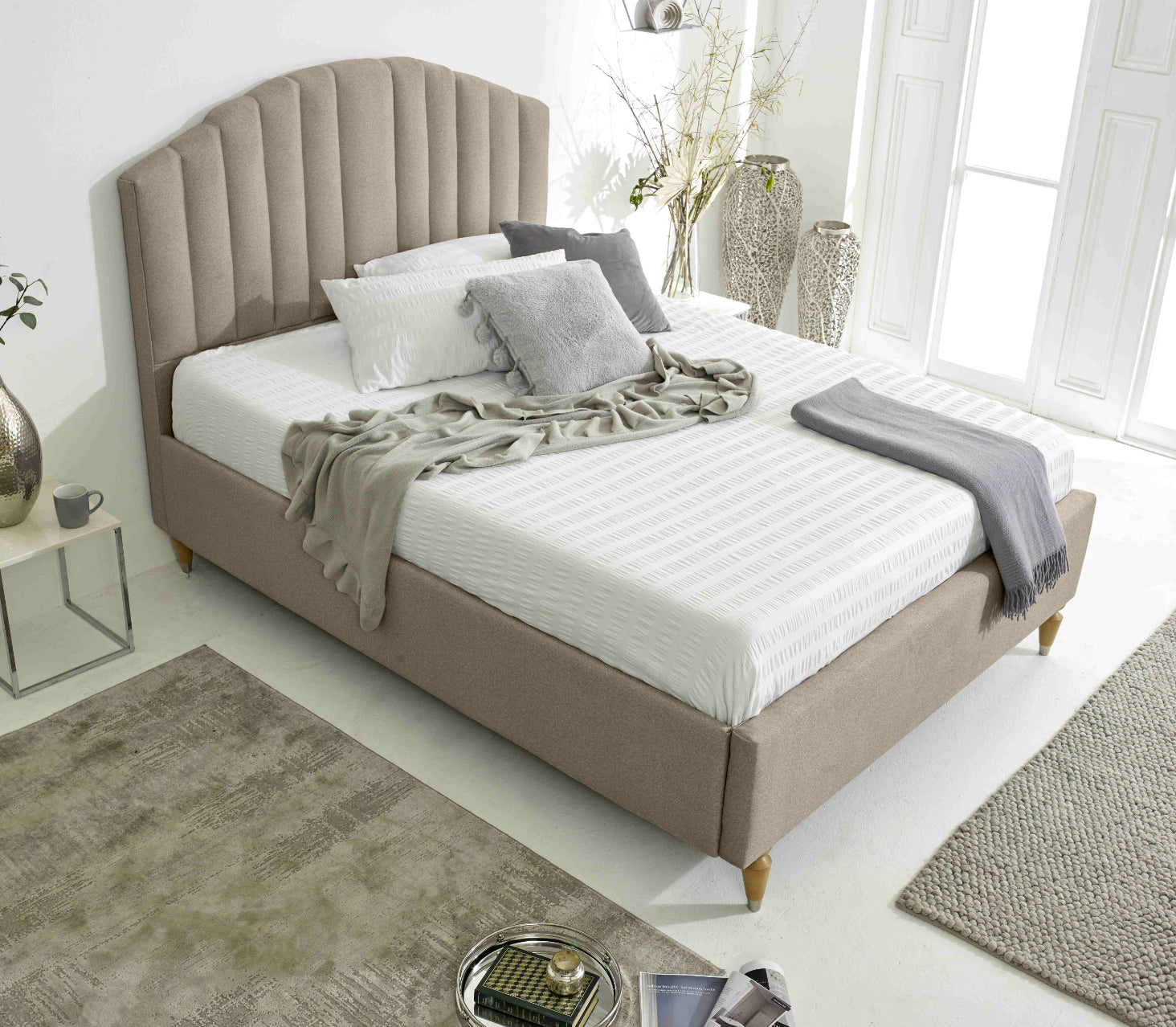 Henrik Arlington Fabric Bed Frame