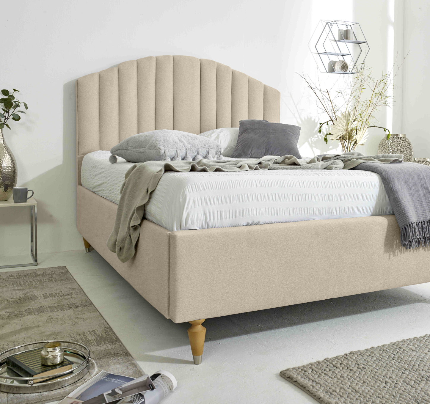 Henrik Arlington Fabric Bed Frame