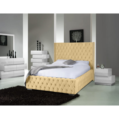 Irene Plush Velvet Luxury Bed Frame