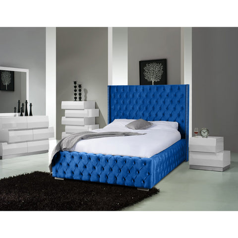 Irene Plush Velvet Luxury Bed Frame